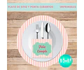 Kit Imprimible X 6 Plato De Sitios Feliz Cumple