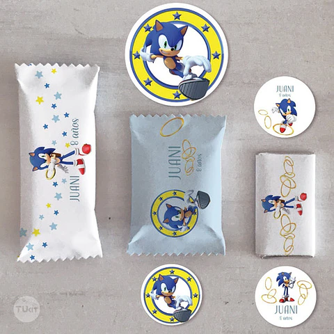 Kit Imprimible Sonic Tukit