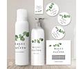 Kit Imprimible Baño Sos Canasta Emergencia Eucalipto Tukit