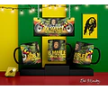 Kit Diseños Plantillas P/ Tazas Bob Marley Sublimación 