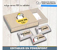 Kit Imprimible Dia Del Padre Caja 3 Chocolatines Editable