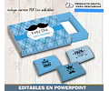 Kit Imprimible Dia Del Padre Caja 3 Chocolatines Editable