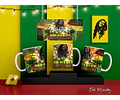 Kit Diseños Plantillas P/ Tazas Bob Marley Sublimación 