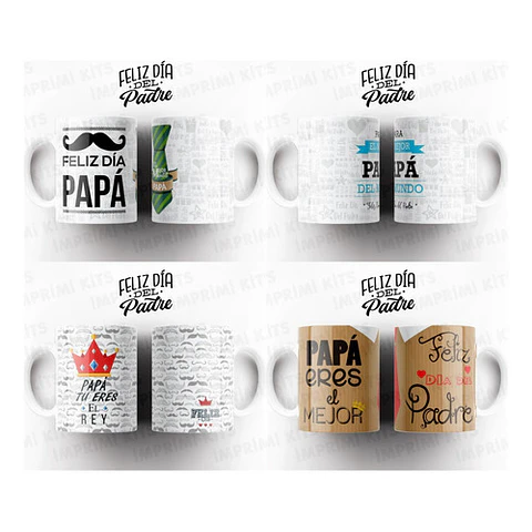 Diseños Tazas Día Del Padre Plantillas Foto Sublimar #11