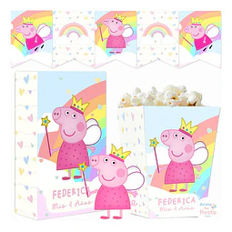 Kit Imprimible Peppa Pig Cumpleaños Fiesta Candybar Editable
