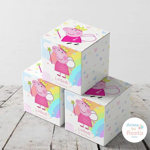 Kit Imprimible Peppa Pig Cumpleaños Fiesta Candybar Editable