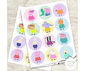Kit Imprimible Peppa Pig Cumpleaños Fiesta Candybar Editable