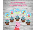 Kit Cumpleaños Peppa Pig Hada Imprimible Editable 
