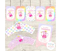 Kit Imprimible Peppa Pig Cumpleaños Fiesta Candybar Editable