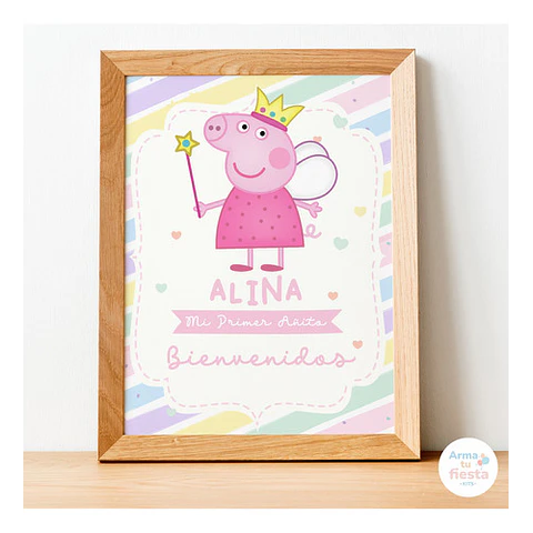 Kit Imprimible Peppa Pig Cumpleaños Fiesta Candybar Editable