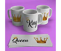Kit Diseños Plantillas Tazas P/ Parejas Amor Sublimación M1