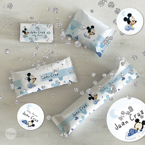 Kit Imprimible Mickey Bebe Baby Babies Tukit
