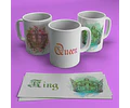 Kit Diseños Plantillas Tazas P/ Parejas Amor Sublimación M1