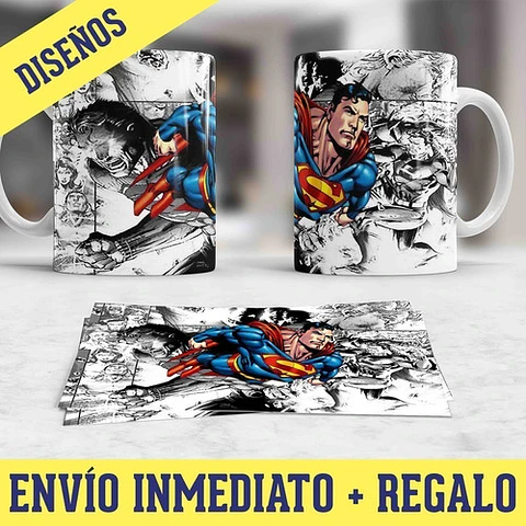 Diseños Plantillas Tazas Marvel Super Héroes Sublimación 