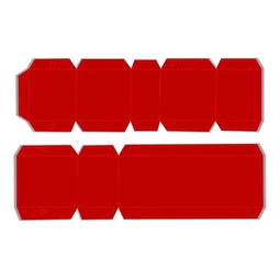 Kit Imprimible Letras 3d Editables Plim Plim Abecedario Rojo
