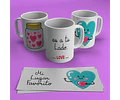 Kit Diseños Plantillas Tazas P/ Parejas Amor Sublimación M1