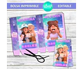 Bolsa Golosinas Imprimible Editable Roblox Rosa Avatars Nena