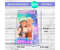 Bolsa Golosinas Imprimible Editable Roblox Rosa Avatars Nena