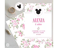Kit Imprimible Mickey Minnie Flores Editable Tukit