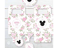 Kit Imprimible Mickey Minnie Flores Editable Tukit