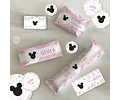 Kit Imprimible Mickey Minnie Flores Editable Tukit