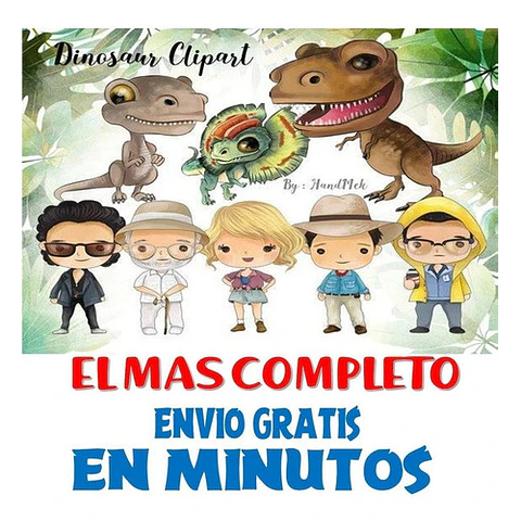 Pack Imagenes Jurassic Park Dinos Dinosaurios + Regalo A1