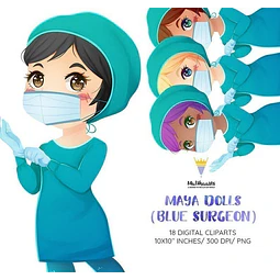 Cliparts Imagenes Png Doctora Medica Barbijo M12