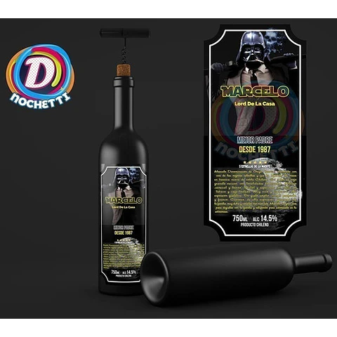 Ki Etiquetas Imprimibles / Editables Vino, Cerveza Whiskey