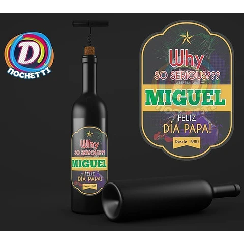 Ki Etiquetas Imprimibles / Editables Vino, Cerveza Whiskey