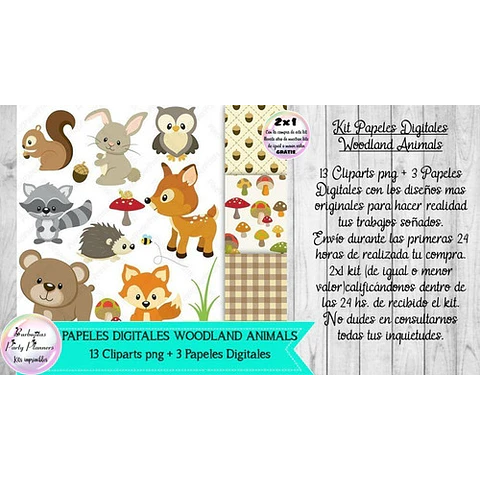 Cliparts Imagenes Png Animales Del Bosque 