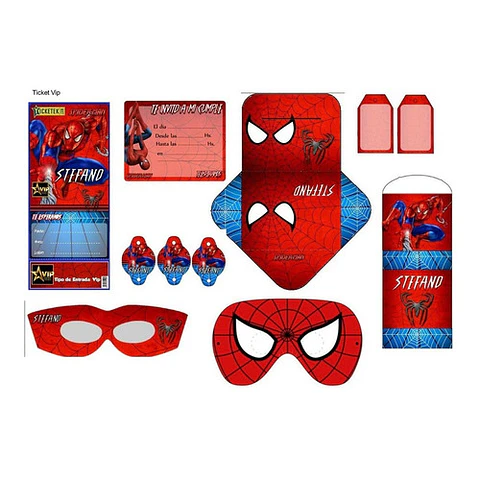 Kit Imprimible Candy Bar Spiderman El Mas Completo