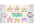Clipart Easter Unicorns - Kit Imprimibles