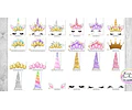 Clipart Easter Unicorns - Kit Imprimibles