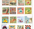 Colección De Vectores Vintage Retro Para Illustrator Eps, Ai