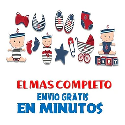 Pack Imágenes Clipart Marinero Marinerito Mar + Regalo