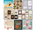 Colección De Vectores Vintage Retro Para Illustrator Eps, Ai
