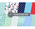 Pack Imágenes Clipart Marinero Marinerito Mar + Regalo