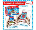 Kit Imprimible Cumpleaños Paw Patrol Patrulla Editable