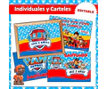 Kit Imprimible Cumpleaños Paw Patrol Patrulla Editable