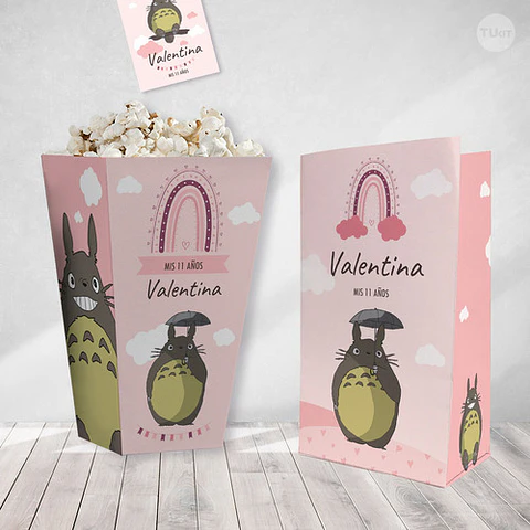 Kit Imprimible Mi Vecino Totoro Rosa