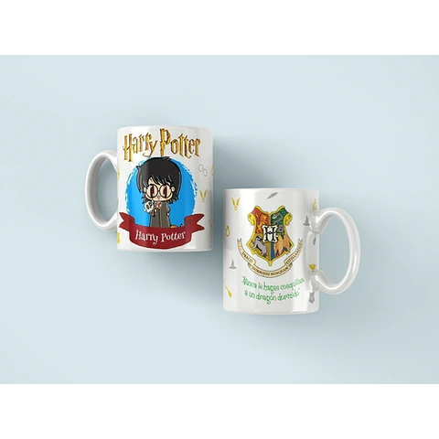 Kit Diseños Plantillas Tazas Harry Potter Sublimación Mod 2