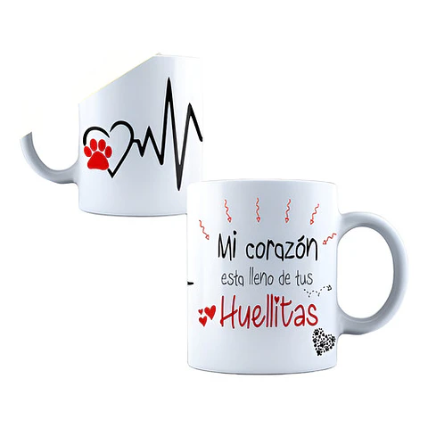 Kit Diseños Plantillas Tazas Mascotas Sublimación M2 