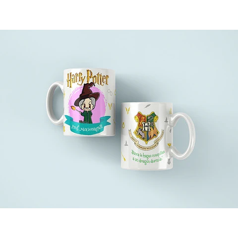 Kit Diseños Plantillas Tazas Harry Potter Sublimación Mod 2