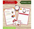 Kit Imprimible Navidad Carta A Papá Noel