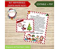 Kit Imprimible Navidad Carta A Papá Noel