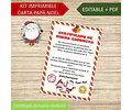 Kit Imprimible Navidad Carta A Papá Noel
