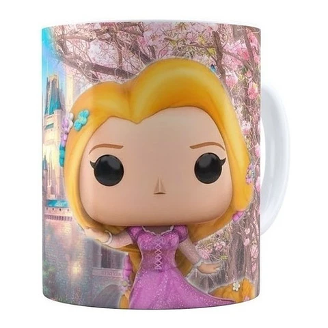 Kit Diseños Plantillas Tazas Princesas Disney Sublimación 