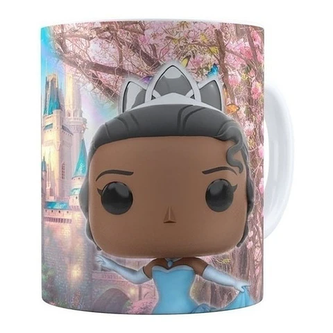 Kit Diseños Plantillas Tazas Princesas Disney Sublimación 