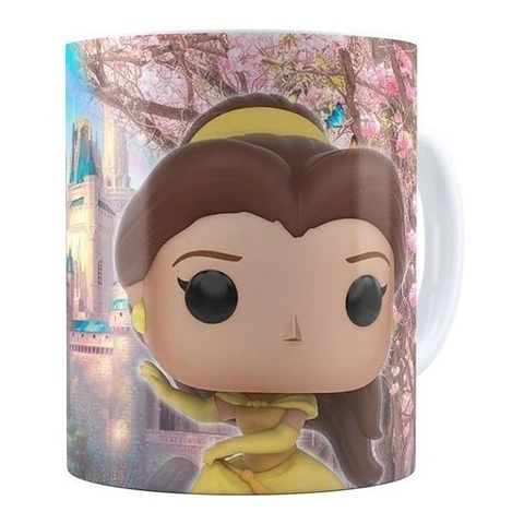 Kit Diseños Plantillas Tazas Princesas Disney Sublimación 