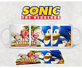 Kit Diseños Plantillas Tazas Sonic Sublimación M1